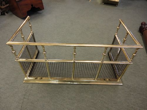 Victorian Brass Spark Guard Fender