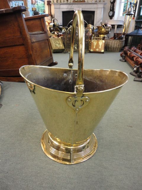 Brass Coal Bucket