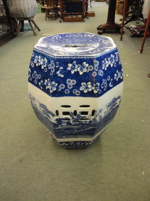 Victorian Copeland Spode Garden Seat