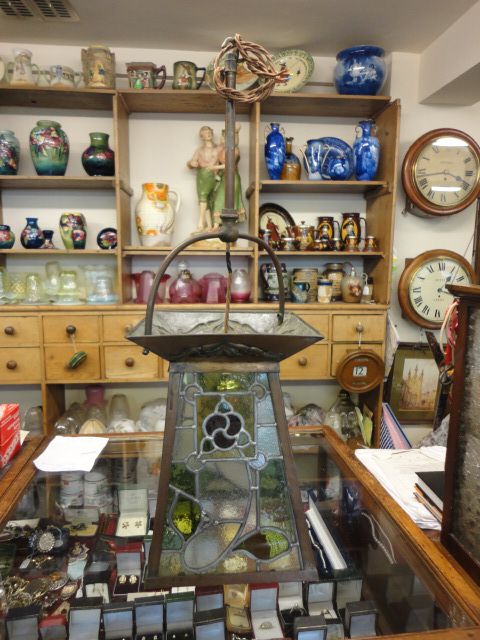 Arts & Crafts Copper Lantern