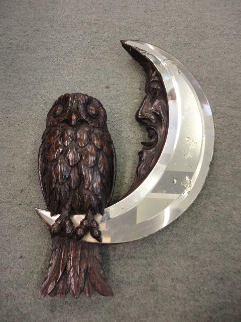 Moon & Owl Cresent Mirror