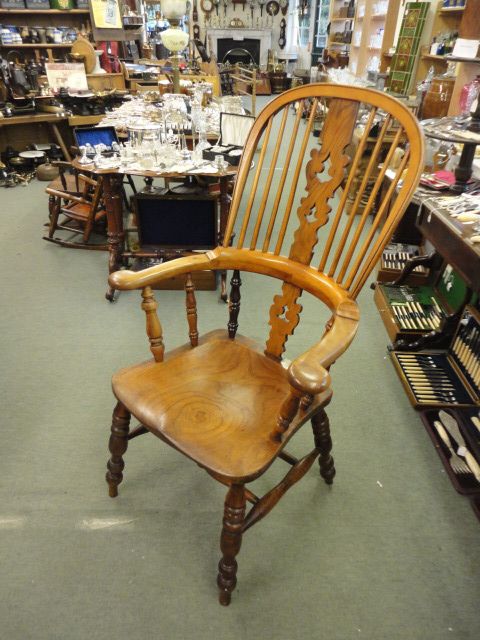 Broad Arm Windsor Chair