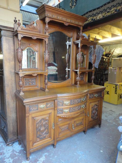 Victorian Mirror Back Sideboard