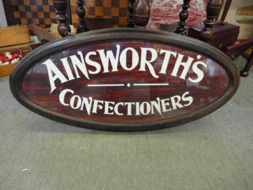Ainsworth's Confectioners Sign