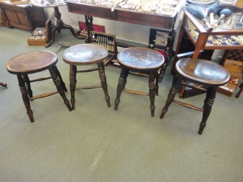 Set of 4 Victorian Stools