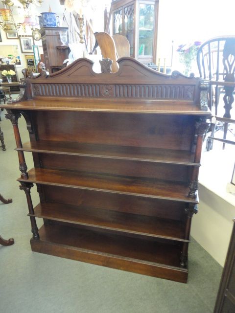 Victorian Mahogany Bookshelf