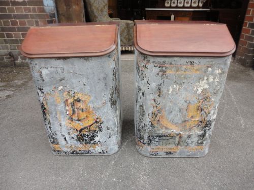 Pair of Victorian Tea Bins