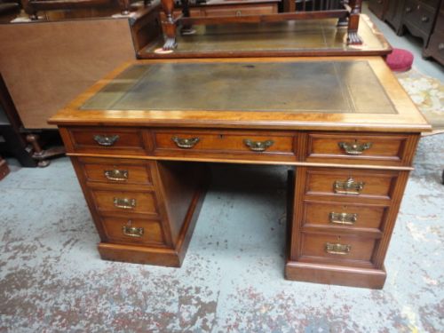 Walnut 3 Piece Desk