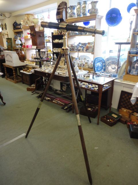 Victorian Telescope on Stand