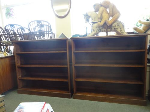 Pair of Walnut Bookcases