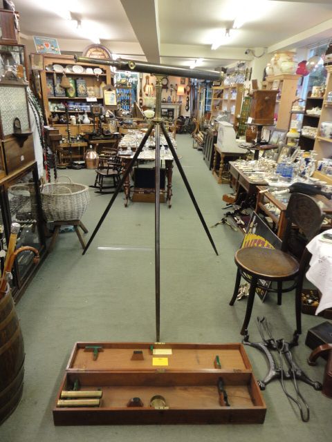 Brass Telescope & Stands