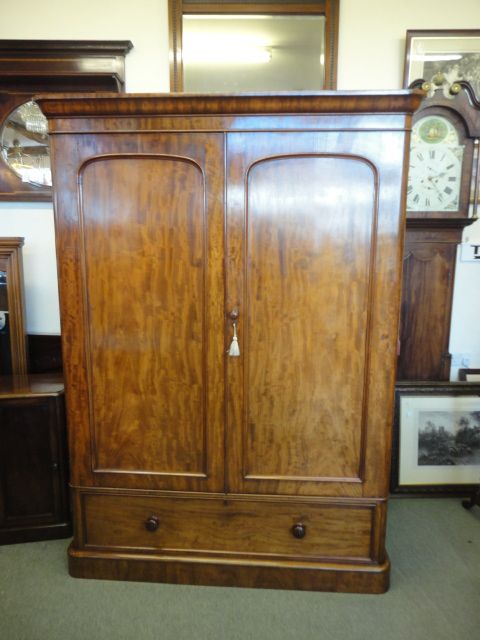 Victorian Mahogany 2 Door Wardrobe