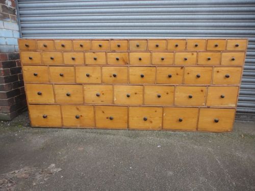 Victorian Bank of Drawers