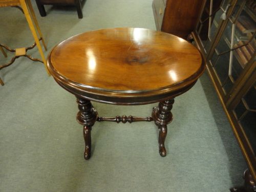 Oval Mahogany Sofa Table