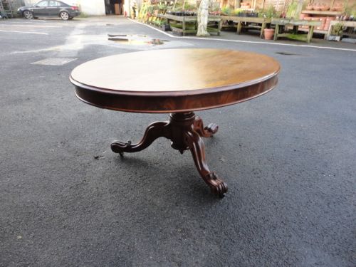 Large Victorian Mahogany Oval Table