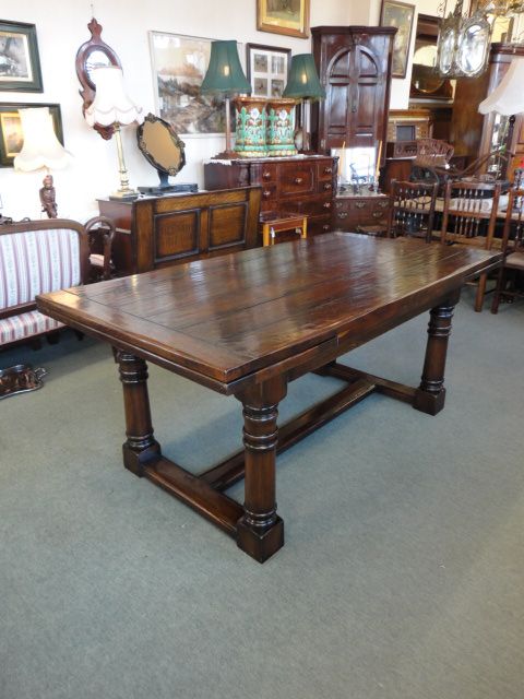 Oak Refectory Extending Table