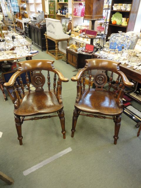 Pair of Quality Captain's Chairs