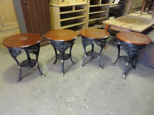 Set of 4 Victorian Pub Tables