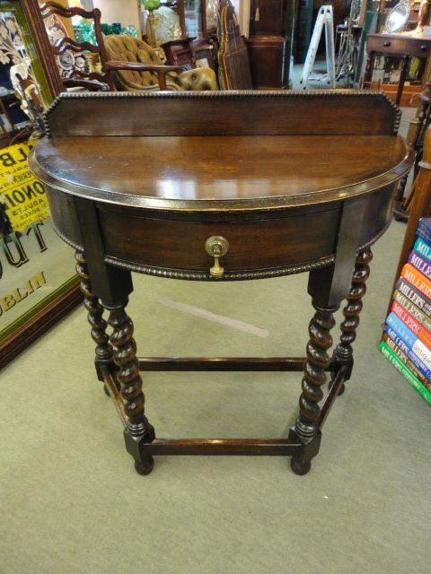 Oak Hall Table
