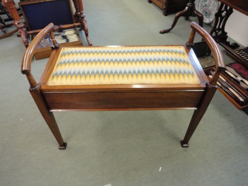 Mahogany Duet Stool