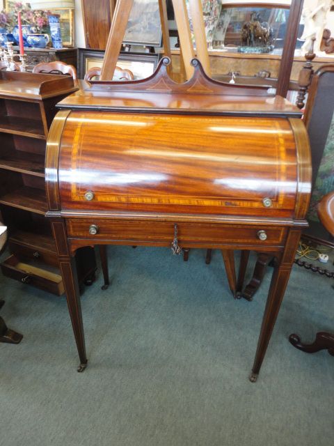 Inlaid Mahogany Ladies Desk