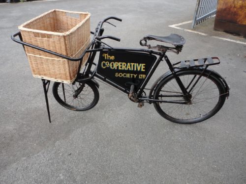 Delivery Bike on Stand