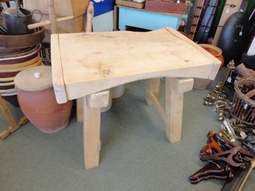 Victorian Butchers Block on Stand