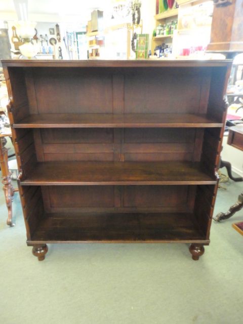 Victorian Mahogany Waterfall Bookshelves