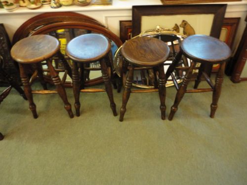 Set of 4 Victorian Stools