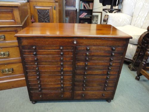 Victorian Mahogany Collectors Cabinet.