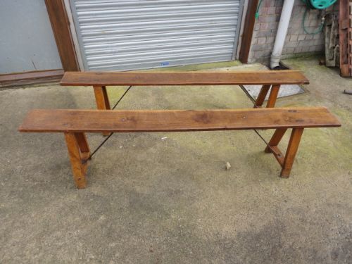 Pair of Quality Elm Benches