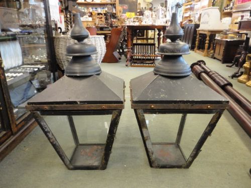 Pair of Outside Wall Lanterns