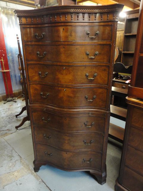 Quality Mahogany Chest on Chest