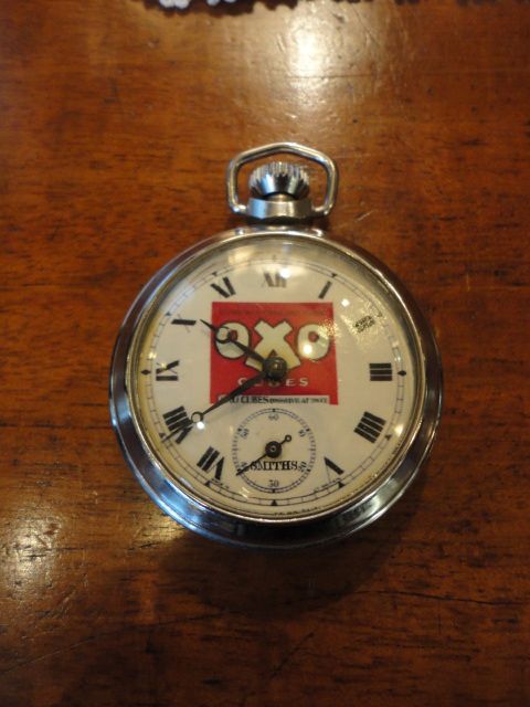Chrome Watch Advertising Oxo Cubes