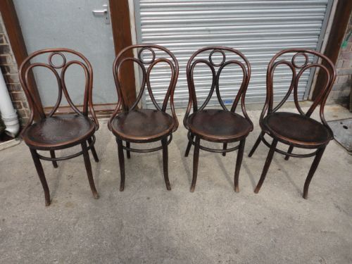 Set of 4 Very Good Bentwood Chairs