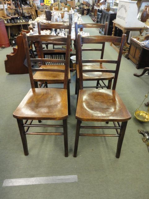 Set of 4 Bentwood Kitchen Chairs