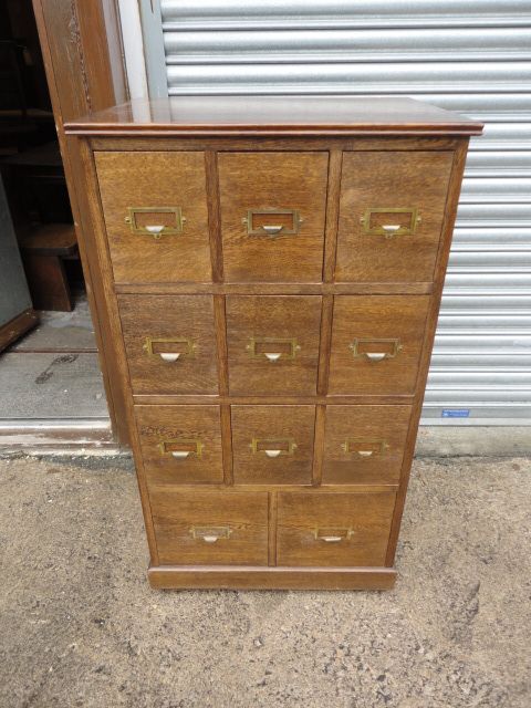 Oak Filing Cabinet