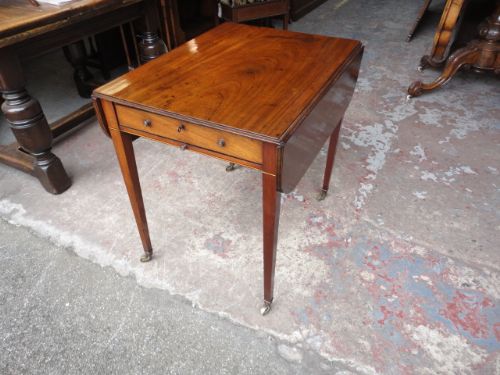 Period Mahogany Pembroke Games Table