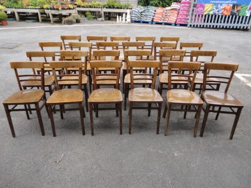 Set of 23 Café Chairs