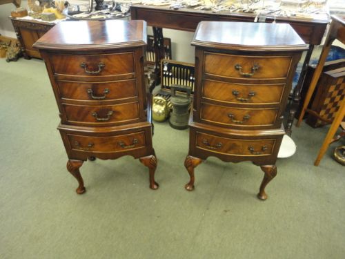 Pair of Mahogany Bedside Cabinets