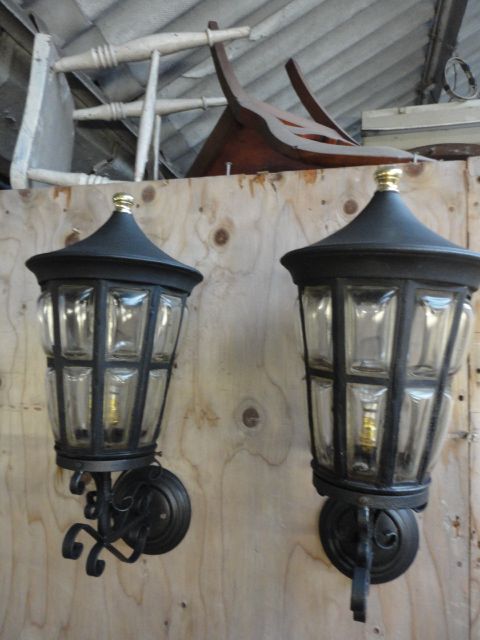 Pair of Outside Wall Lights