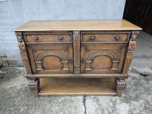 Small Oak Sideboard 10% Off Marked Price