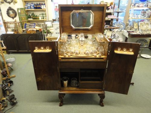 Walnut Drinks Cabinet 10% Off Marked Price