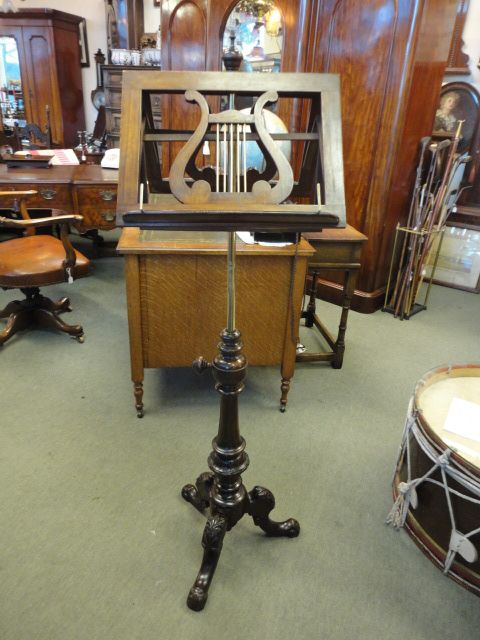 Victorian Mahogany Duet Stand