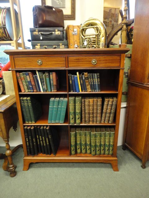 Mahogany Bookshelves
