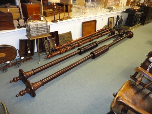 Superb Pair of Victorian Curtain Poles