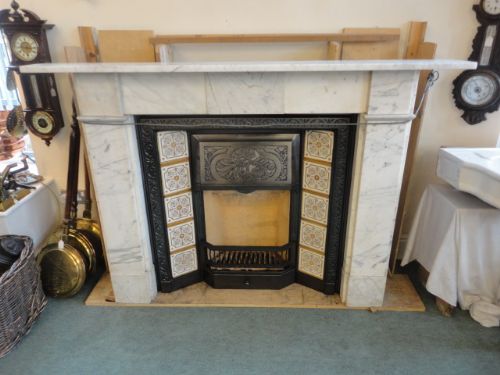 Victorian Marble Fireplace & Insert