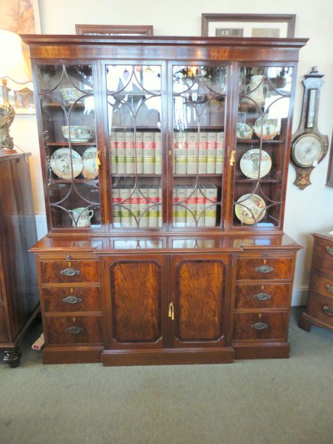 Super Quality Waring & Gillows Mahogany Bookcase