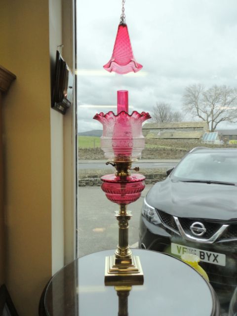 The Best Victorian Cranberry Oil Lamp