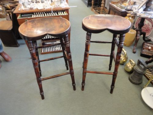 Quality Pair of Tall Bar Stools